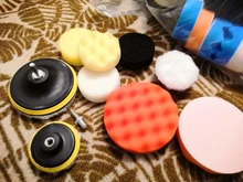 Esponja para pulir autos almohadillas de espuma búfer Kit de la máquina de pulido alfombrillas de cera para elimina arañazos