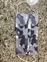 Mascarilla desechable no tejida de 3 capas, máscara de camuflaje para la boca, 10/50/100 Uds.