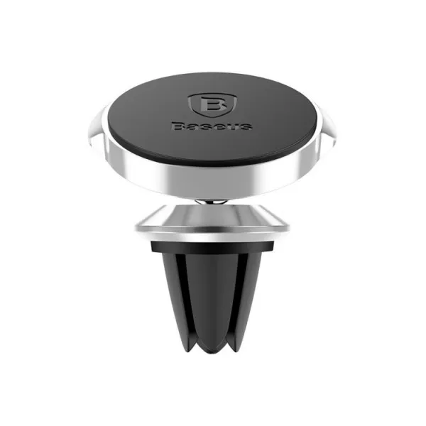 Держатель автомобильный Baseus Small Ears Series Magnetic Car Air Vent Mount SUER-A0S(Серебристый
