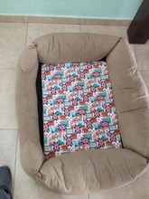 Cama grande para perro, colchoneta de espuma viscoelástica, transpirable, colchón ortopédico de fondo Oxford, para mascota mediana grande pequeña