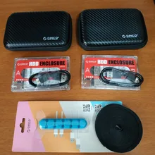 HDD Enclosure Case Stickers External-Hard-Drive-Case DIY Transparent SATA USB3.0 7-9.5mm