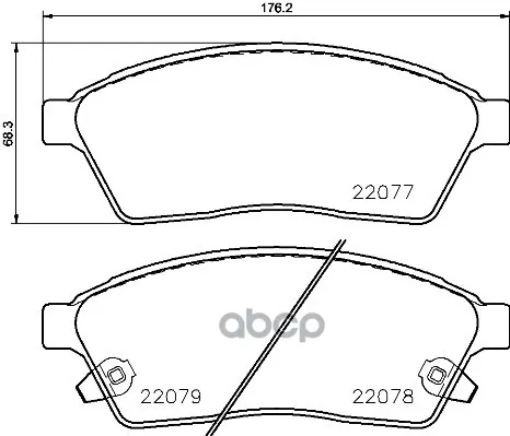 Колодки Тормозные P09009 Brembo арт. P09009