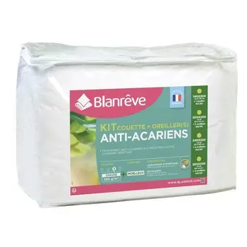 

BLANREVE Pack warm quilt and pillow Calico-Anti-Mite-200x200cm