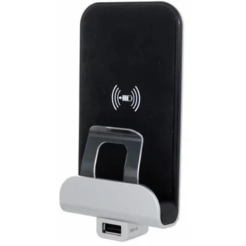 

Legrand Etika aluminum wireless charger Qi 1A with optional USB a 5 V 2.4A 672437