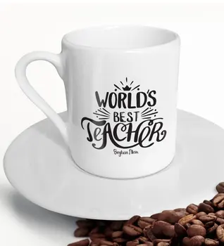 

Personalized World Best Öğretmeni Turkish coffee Fincanı-30