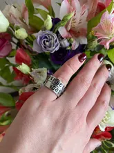 Anillos con letras para mujeres y niños, joyería Retro, Patronum, regalos de disfraz de fiesta