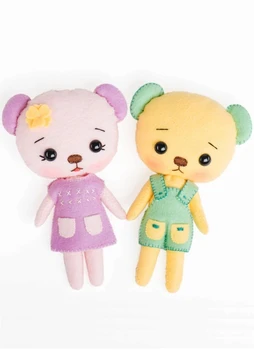 

Set for sewing textile doll TUTTI 01-13 "Bear Lily and Санни"