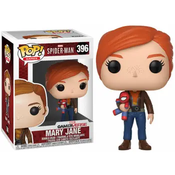 

POP figure Marvel Spiderman Mary Jane with plush