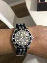 Correa de seguridad de nailon Nato para reloj, calidad prémium, 20mm, 22mm, correa para 007, James Bond, militar, a rayas, repuesto