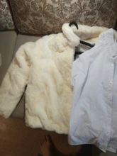 Abrigo de piel de conejo para mujer, chaqueta de piel sintética cómoda, color blanco cálido, manga larga, abrigo de piel Artificial de gran tamaño, Invierno 2020