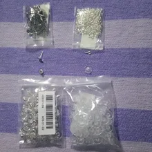 100 unids/lote pendientes de pendiente de silicona ronda enchufe de oído bloqueado tapas pendientes tapones traseros suministros para joyería DIY de la oreja