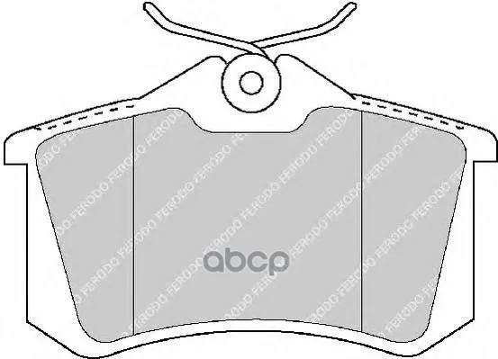 Колодки Тормозные Audi 96-/Citroen 99-/Renault 98-/Peugeot 00-/Vw 95- Задние Ferodo Fdb1788 Ferodo арт. FDB1788