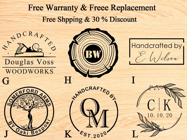 Custom Branding Iron for Wood, US/UK Plug Electric Wood Branding Iron,  Branding Iron for Woodworking, Brand Iron Custom Wood Burning Stamp 