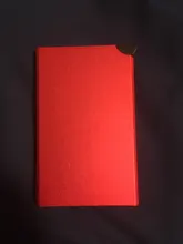 BISI GORO-Billetera de metal antirrobo unisex RFID, automática, para tarjetas de banco, tarjetera de negocios