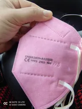 Mascarilla facial FFP2 KN95, Tapabocas antipolvo, FP2, con filtro de seguridad para respiración, 5-100 Uds.