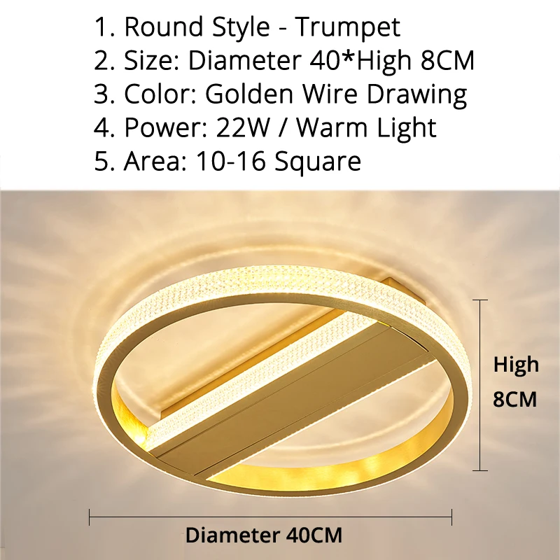 round 40cm gold Современная хрустальная золотистая светодиодная люстра, освещение для гостиной, спальни, кофейная железная лампа, Светильники для дома в помещении, AC85-260V, светильник - Цвет абажура: round 40cm gold