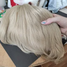 LUPU negro rubio corto pelucas de pelo sintético chico guapo Cosplay peluca Natural falsas pelo de alta temperatura de fibra