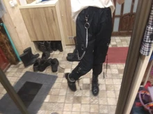 QWEEK Punk pantalones de las mujeres camisetas Hippie cadena bolsillos de talla grande negro Capris pantalones Harajuku de talla grande pantalones Hip Hop