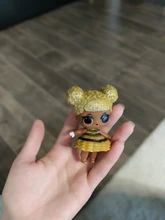 LOL SURPRISE-reina abeja con vestido y niños, conjunto de ropa brillante Punk boy con traje ostentoso con cuerpo de niño, juguete de colección