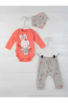 

Pink Baby Girl 3 PCs Set