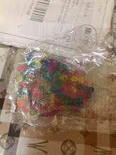 240 Uds niño Color de la mezcla S-Clips de caucho telar bandas pulsera DIY herramienta pulseras #61332