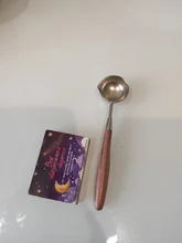 Cuchara de cera de lacre Anti-caliente mango de madera Retro cera estampado cucharas tarjetas de invitación sellos decorativos artesanía