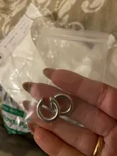 PerisBox-pendientes geométricos circulares de cartílago para mujer, aretes, Piercing, color dorado, sin agujero