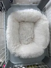 Cat Nest House Bed-Basket Sleeping-Mat Square Plush-Calming Cozy Dogs Warm Small Large