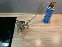 Widesea-quemador de gas a prueba de viento para exteriores, estufa de acampada, encendedor, equipo turístico, parrilla de propano cilíndrica de cocina