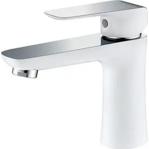 

Kaiser glory White/Chrome basin faucet (69111)