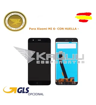 

LCD screen for Xiaomi MY 6 MI6 digitizer BLACK black-WITH FINGERPRINT-