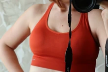 F.DYRAA mujeres Sujetador deportivo Push Up Crop superior femenino Fitness gimnasio sujetador hueco transpirable superior Sexy Running Yoga Bra ropa deportiva