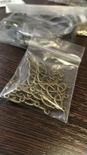 10 piezas de conector de pendientes atrapasueños de Color bronce antiguo conector Conector encantos accesorios de joyería para la fabricación de pendientes