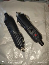 Conector de encendedor de coche, adaptador de fusible LED de 12 V y 12 V CC, 1 ud.