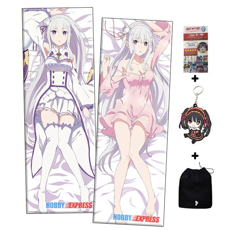 Hobby Express Emilia-Re Zero Dakimakura японская обнимающая наволочка для тела H3354