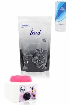 

Pearl waxing black 1 PCs 200 gram + waxing heater machine + feather reducing spray, hard beads waxing, hair Removal, painlessly bezsiz waxing