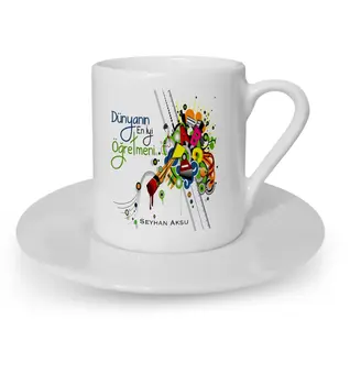 

Personalized World Best Öğretmeni Turkish coffee Cup-27