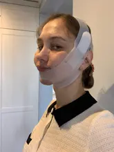 Nueva máscara Facial Nano de silicona con forma de V para levantar la línea Estiramiento Facial forma de V, máscara de vendaje para adelgazar la mejilla, la barbilla y el cuello, cinturón Delgado