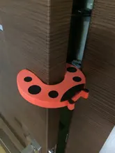 5 unids/lote la protección de la seguridad del bebé lindo Animal Tope de puerta de seguridad de bebé Tarjeta de bloqueo cuidado de recién nacido Niño dedo Protector