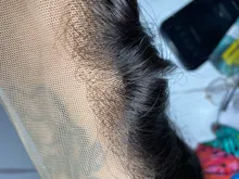 Unice-Cabello humano brasileño ondulado transparente de 8-18 pulgadas, cabello Remy con encaje Frontal 13x6, sin oreja, prearrancado, 150%