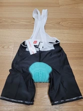 Santic-pantalones cortos con pechera para hombre, para Ciclismo de montaña, acolchados, para verano, talla asiática