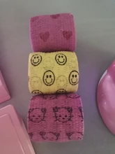 5cm * 4,5 m patrón de dibujos animados Auto adhesivo vendaje elástico cinta deportiva Elastoplast emergencia músculo cinta Primeros Auxilios herramienta rodilleras