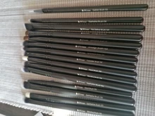 DUcare-Juego de brochas de maquillaje, 8-27 Uds., negro, profesional, pelo Natural, base en polvo, colorete, sombra de ojos