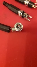 Fuente de alimentación de 5,5mm x 2,1mm, 5,5x2,1 CC, Conector de clavija + adaptador de Terminal de montaje de Panel de Metal hembra, enchufe, conectores DC