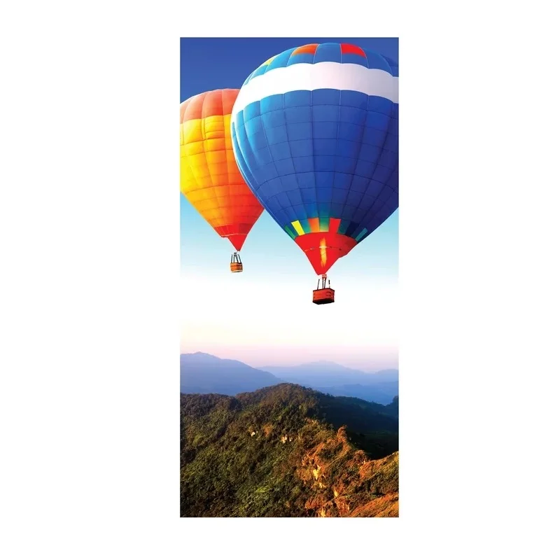 Самоклеющиеся наклейки на дверь горячая Airbaloon фото обои настенная печать наклейка на стену Декор Настенная роспись фото