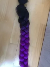 MISS ROLA-extensiones de cabello trenzado con brillante giro de 24 pulgadas, trenzas Jumbo con degradado, soporte de cabello sintético, venta al por mayor