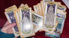 Lote de 59 unidades de cartas de Anime de 12,7 CM, cartas de Sakura Clow, accesorios de cosplay, cartas de KINOMOTO SAKURA, captor de cartas de Sakura Tarot