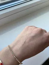 Pulsera de circonia cúbica de tenis para mujer, brazalete Multicolor de 2,5mm, joyería de boda, KC128