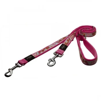 

Leash stop rogz for dogs medium and pink-white 1,0-1,3-1,6 m