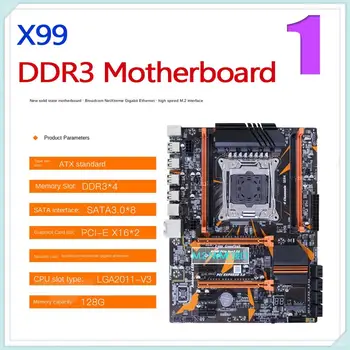 

X99 Motherboard Intel XEON E5 LGA2011-3 All Series both DDR3 RECC NON-ECC memory NVME USB3.0 ATX Server